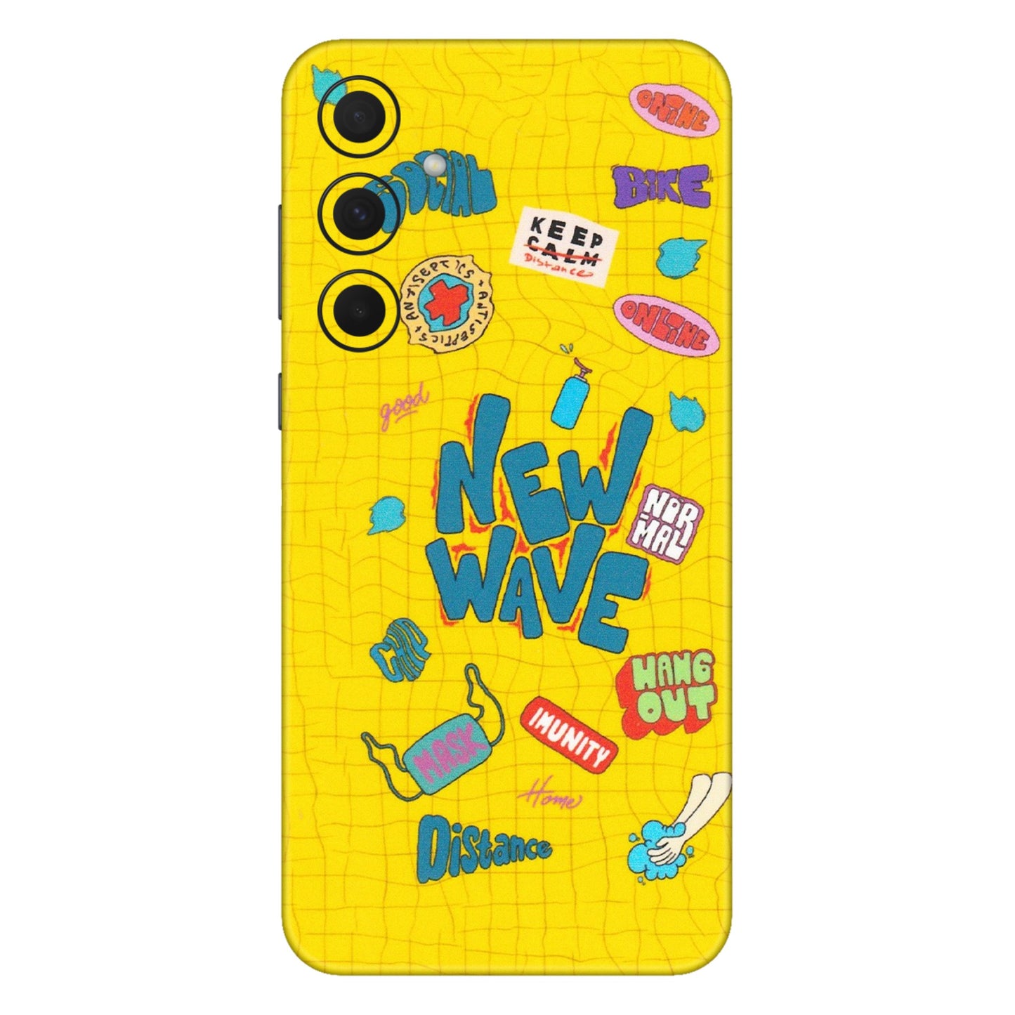 Samsung A/S Series Phone Skins (All Models) - New Wave Life - Matte Finish (M-17) Samsung Galaxy A35 (5G)