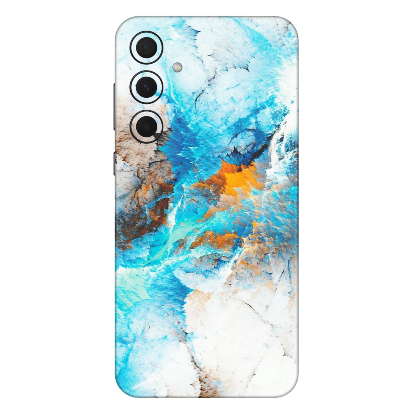 Samsung A/S Series Phone Skins (All Models) - Blue Waves Abstract - Matte Finish (M-19) Samsung Galaxy A35 (5G)