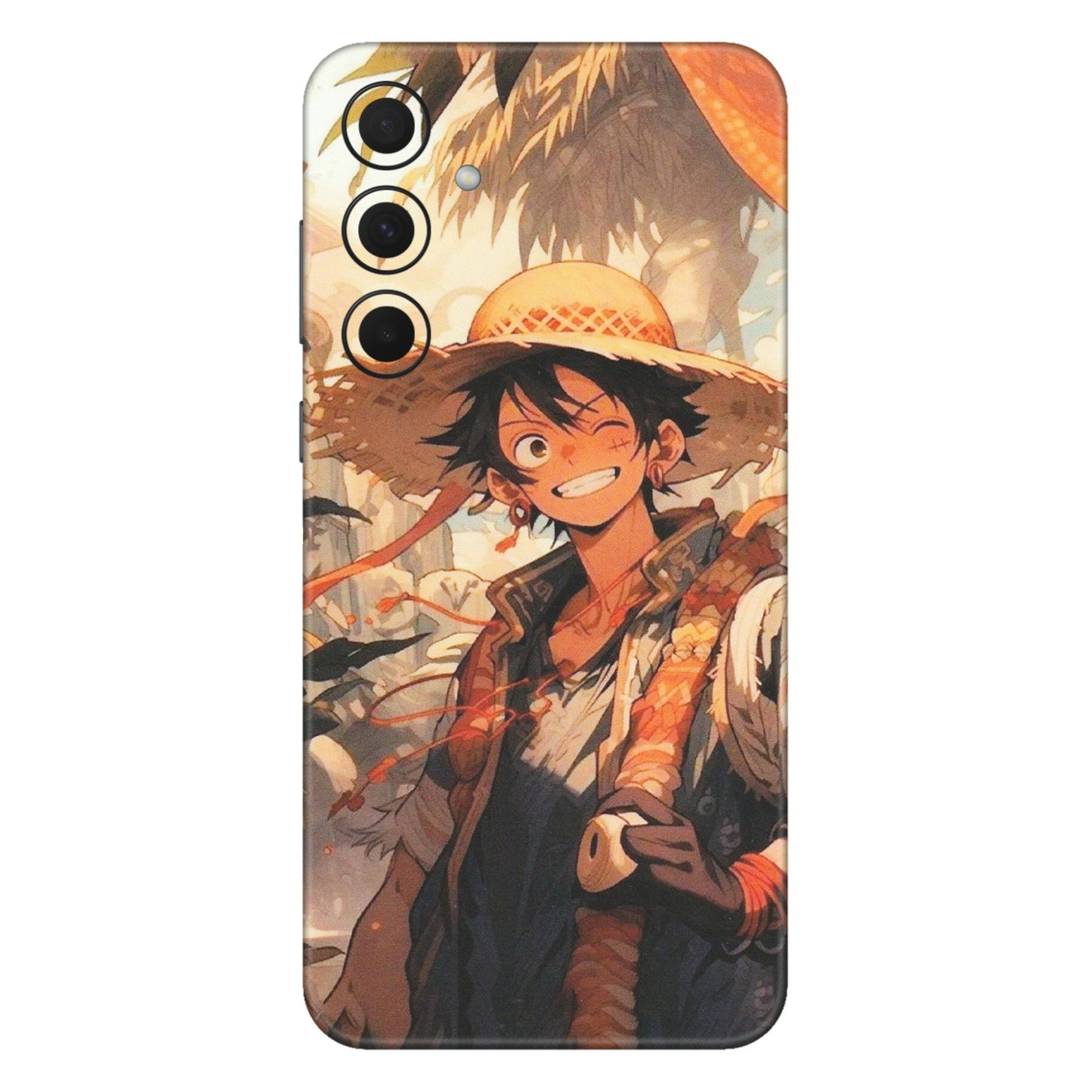Samsung A/S Series Phone Skins (All Models) - Anime Character Smile - Matte Finish (M-33) Samsung Galaxy A35 (5G)