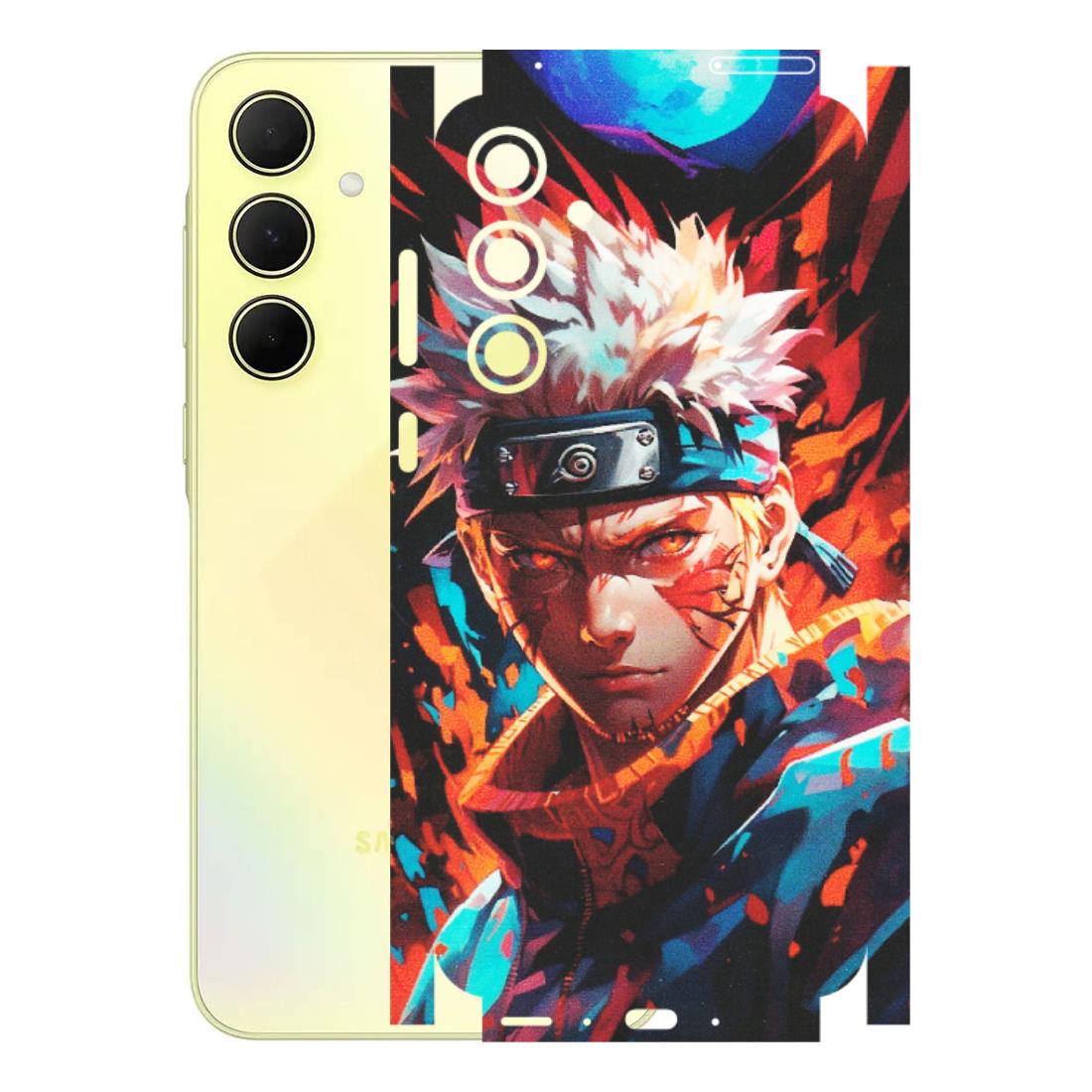 Samsung A/S Series Phone Skins (All Models) - Anime Ferocious Character - Matte Finish (M-44) Samsung Galaxy A35 (5G)