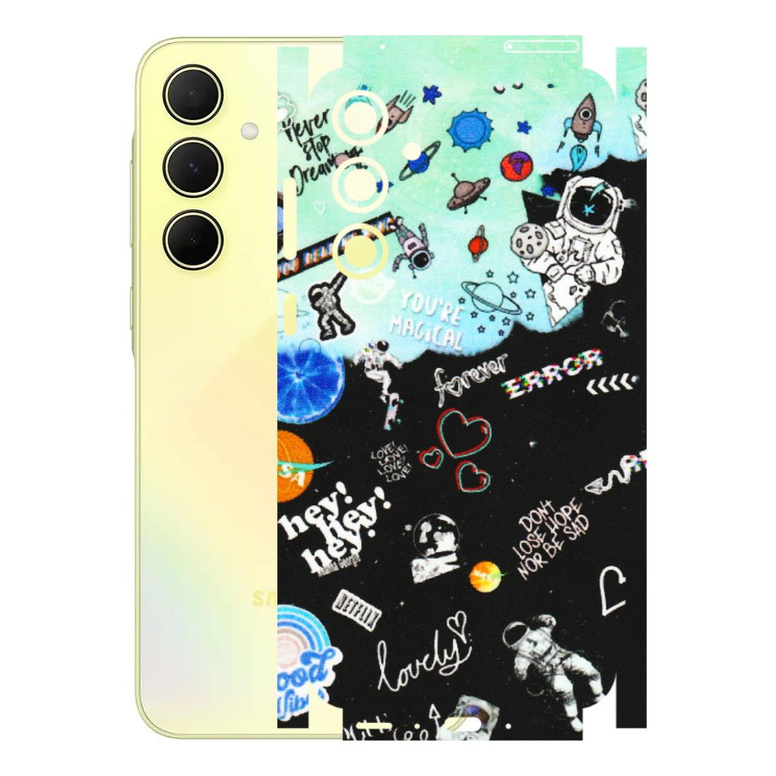 Samsung A/S Series Phone Skins (All Models) - Living In A Space Dream - Matte Finish (M-46) Samsung Galaxy A35 (5G)