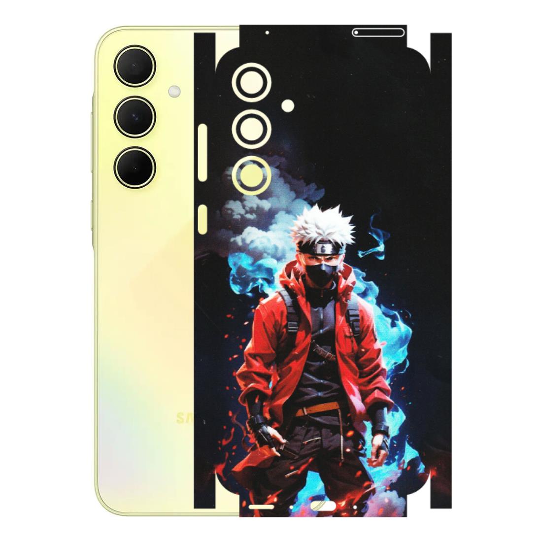 Samsung A/S Series Phone Skins (All Models) - Kakashi Hatake Naruto - Matte Finish (M-60) Samsung Galaxy A35 (5G)