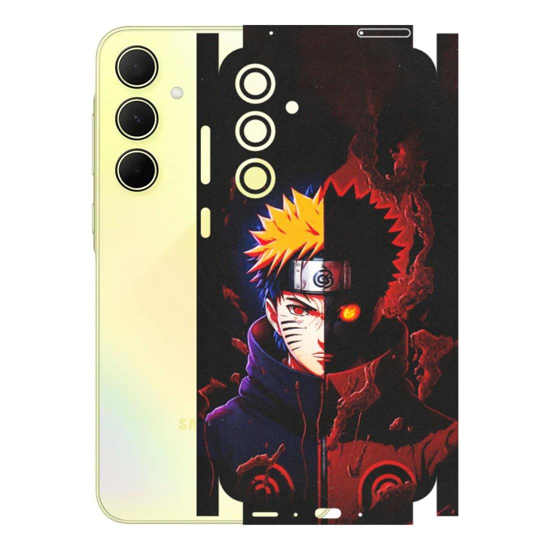 Samsung A/S Series Phone Skins (All Models) - Naruto X Evil - Matte Finish (M-70) Samsung Galaxy A35 (5G)