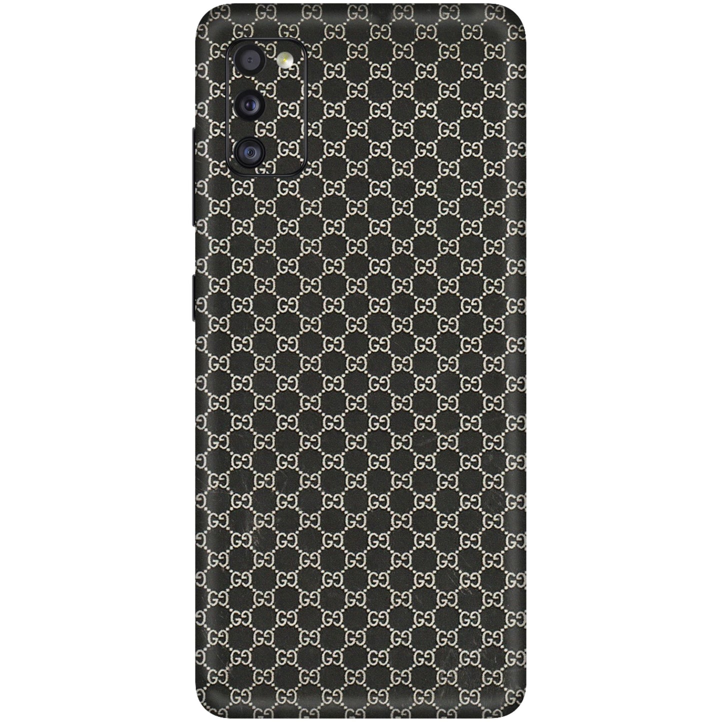 Samsung A/S Series Phone Skins (All Models) - Black G Print - 3D Embossed Finish (L-109) Samsung Galaxy A41