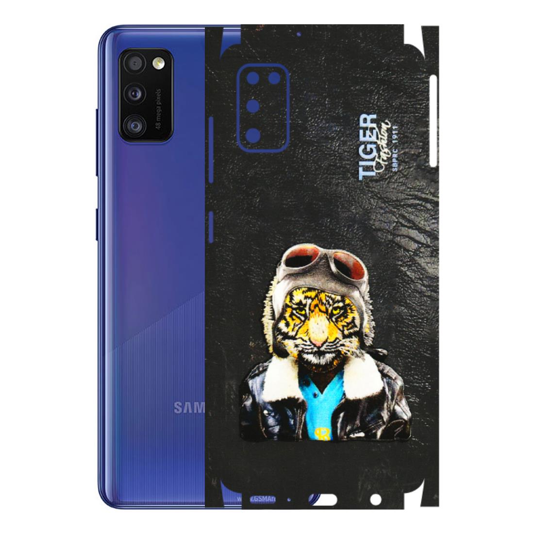 Samsung A/S Series Phone Skins (All Models) - Rider Tiger - 3D Embossed Finish (L-113) Samsung Galaxy A41