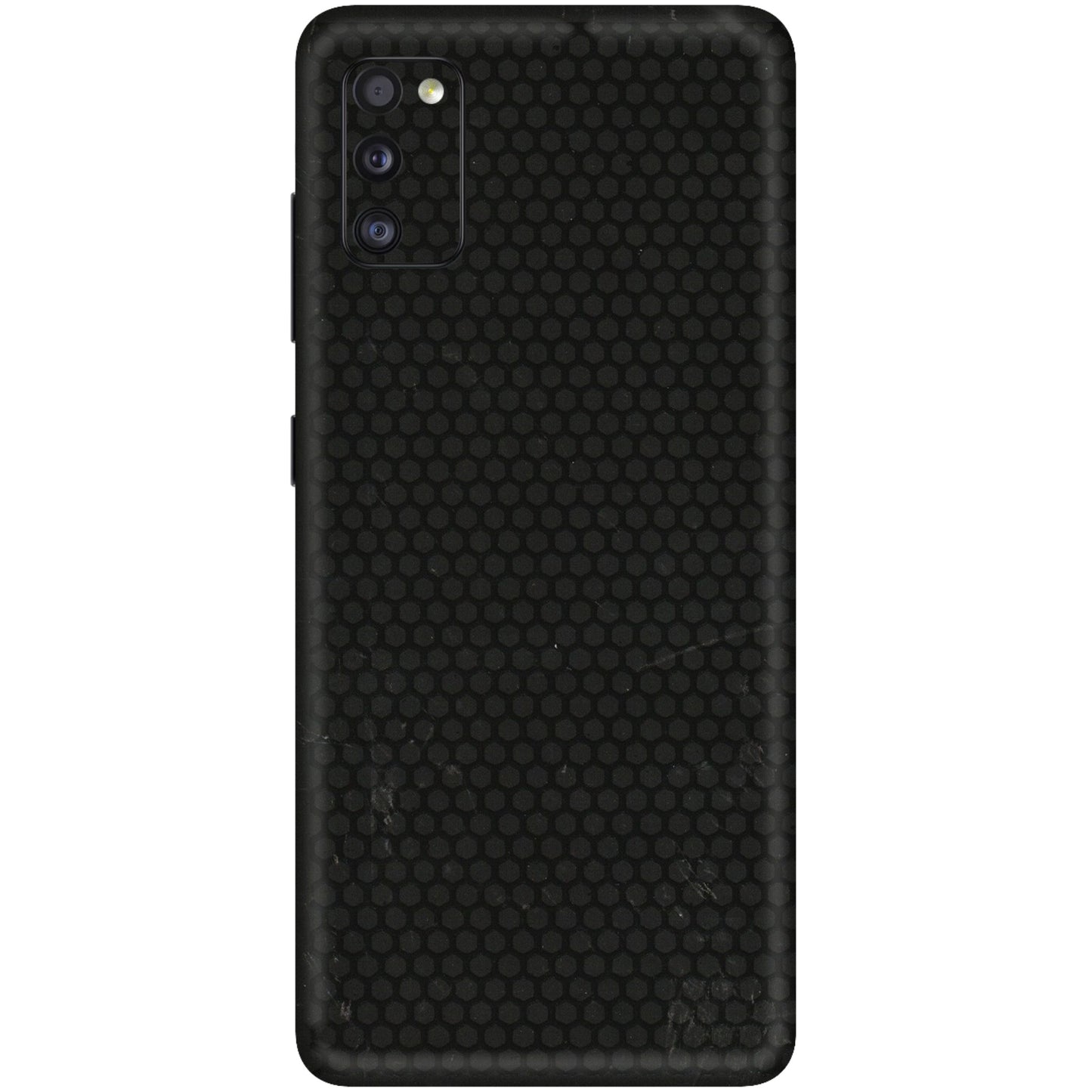 Samsung A/S Series Phone Skins (All Models) - Black honeycomb - 3D Embossed Finish (L-114) Samsung Galaxy A41