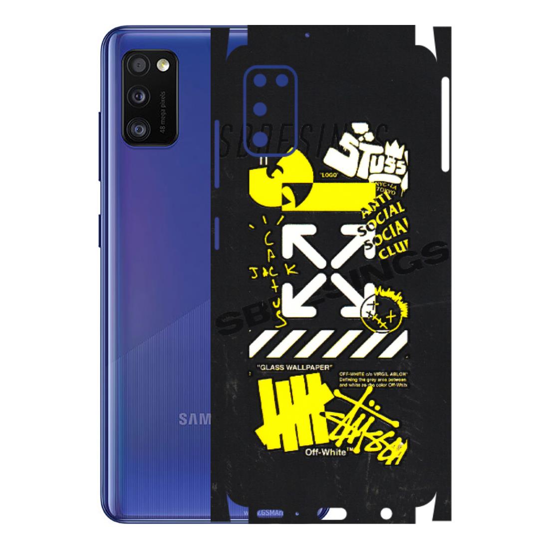 Samsung A/S Series Phone Skins (All Models) - Anti Social Graffiti - 3D Embossed Finish (L-198) Samsung Galaxy A41