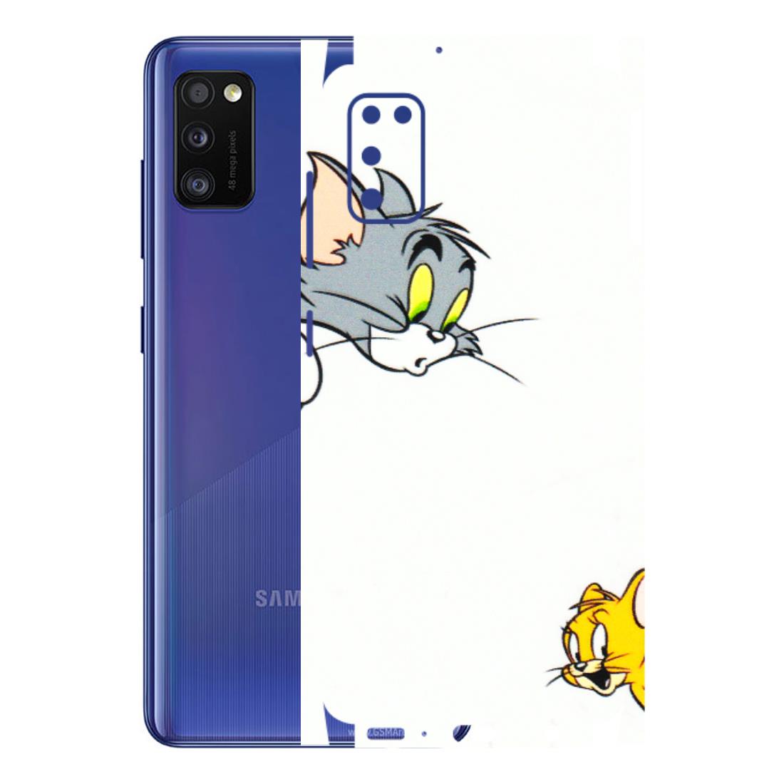 Samsung A/S Series Phone Skins (All Models) - Cute Tom And Jerry - 3D Embossed Finish (L-220) Samsung Galaxy A41