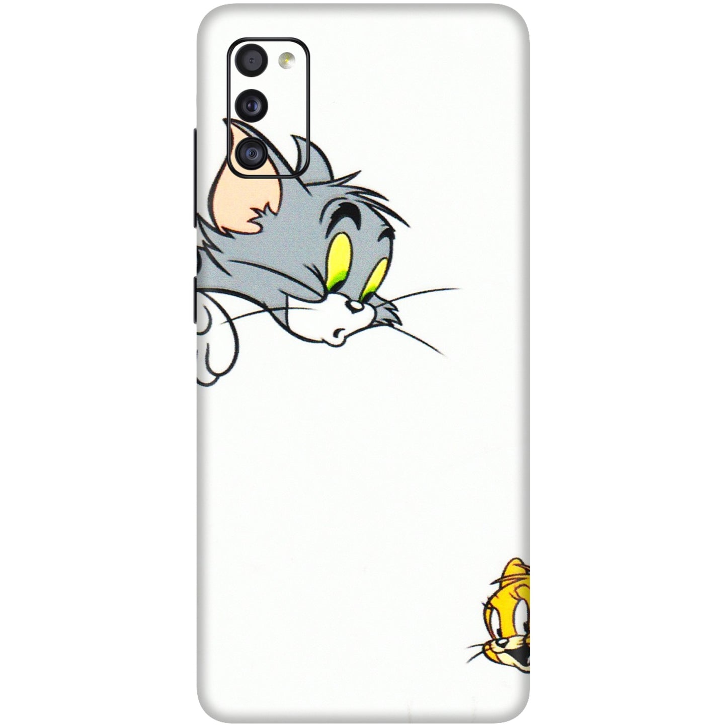 Samsung A/S Series Phone Skins (All Models) - Cute Tom And Jerry - 3D Embossed Finish (L-220) Samsung Galaxy A41