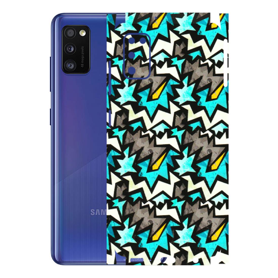 Samsung A/S Series Phone Skins (All Models) - Funky Zig Zag - 3D Embossed Finish (L-223) Samsung Galaxy A41