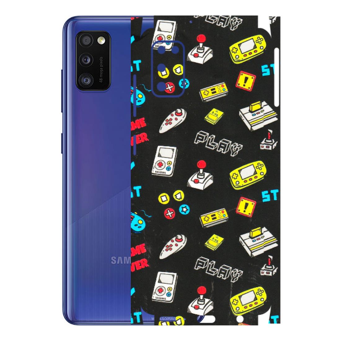 Samsung A/S Series Phone Skins (All Models) - Gaming Doodles - 3D Embossed Finish (L-224) Samsung Galaxy A41