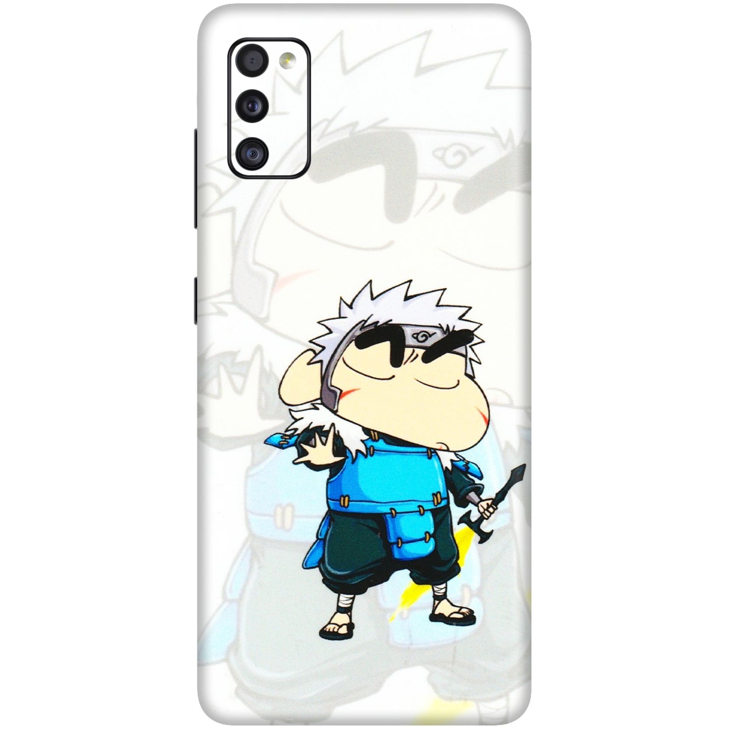 Samsung A/S Series Phone Skins (All Models) - Angry Young Shinchan - 3D Embossed Finish (L-226) Samsung Galaxy A41