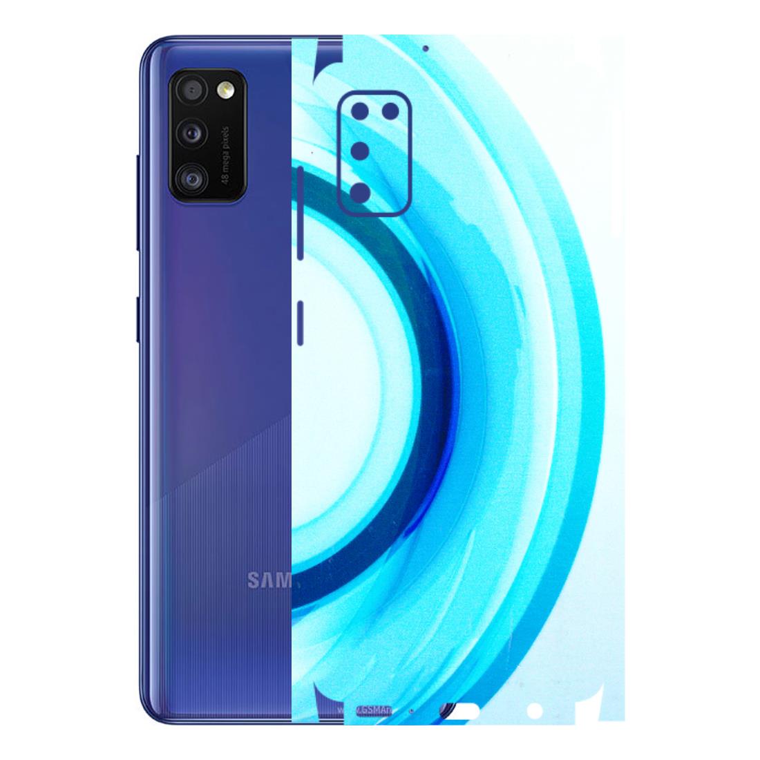 Samsung A/S Series Phone Skins (All Models) - The Blue Curve - 3D Embossed Finish (L-244) Samsung Galaxy A41
