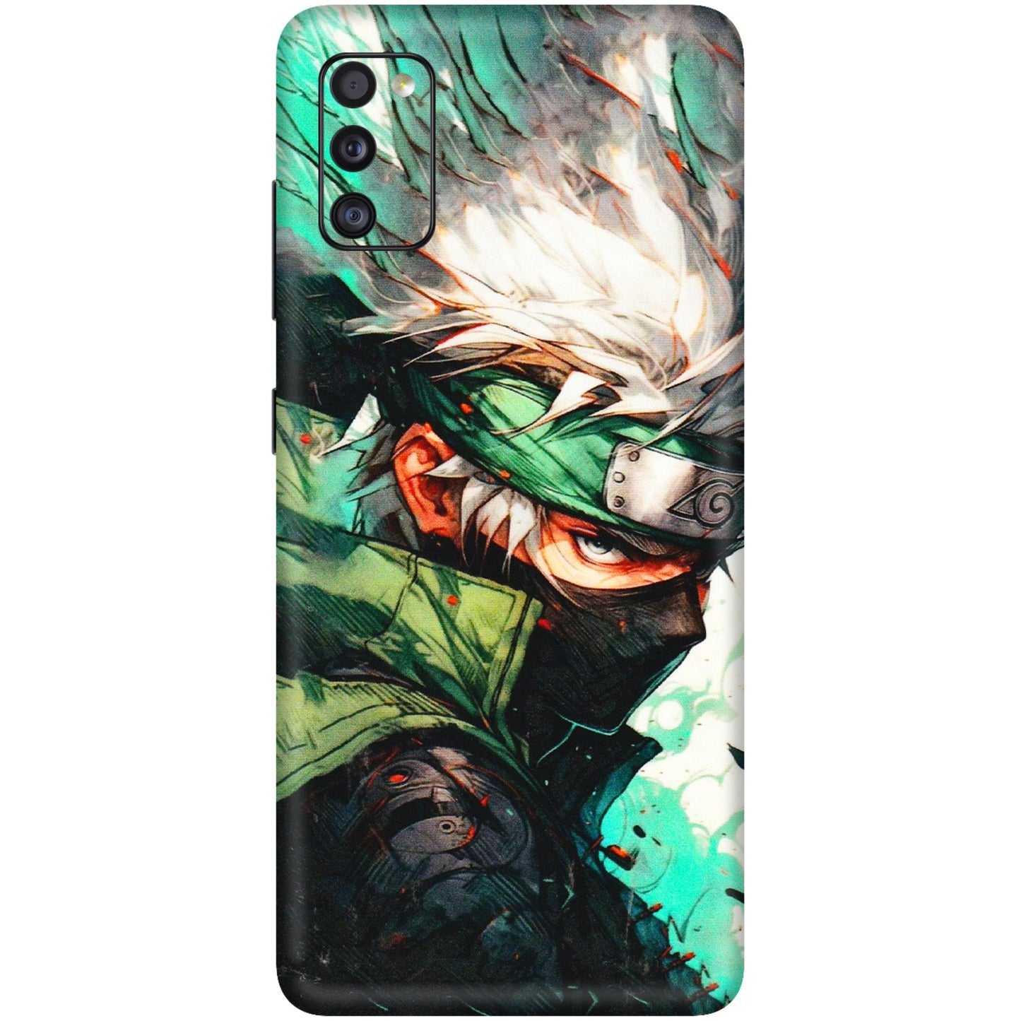 Samsung A/S Series Phone Skins (All Models) - Kakashi Side Profile - 3D Embossed Finish (L-249) Samsung Galaxy A41