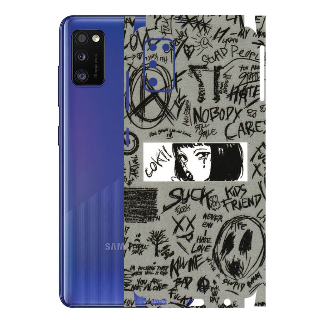 Samsung A/S Series Phone Skins (All Models) - Never Have Love Anime - 3D Embossed Finish (L-260) Samsung Galaxy A41