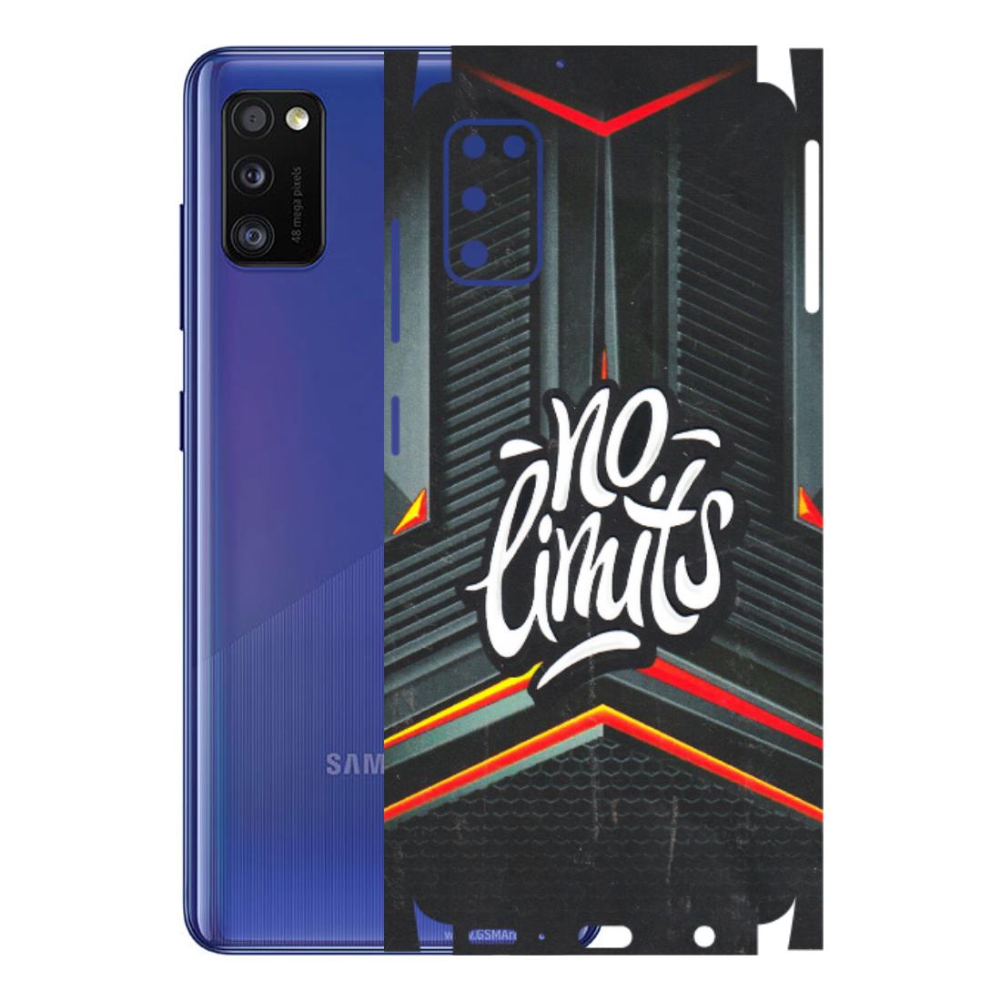 Samsung A/S Series Phone Skins (All Models) - No Limits - 3D Embossed Finish (L-286) Samsung Galaxy A41