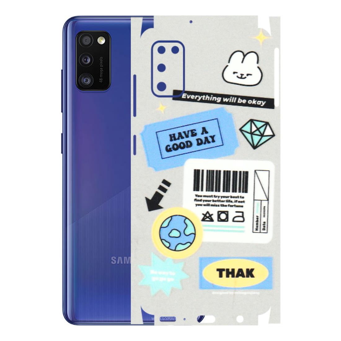 Samsung A/S Series Phone Skins (All Models) - Will Be Okay Design - 3D Embossed Finish (L-316) Samsung Galaxy A41
