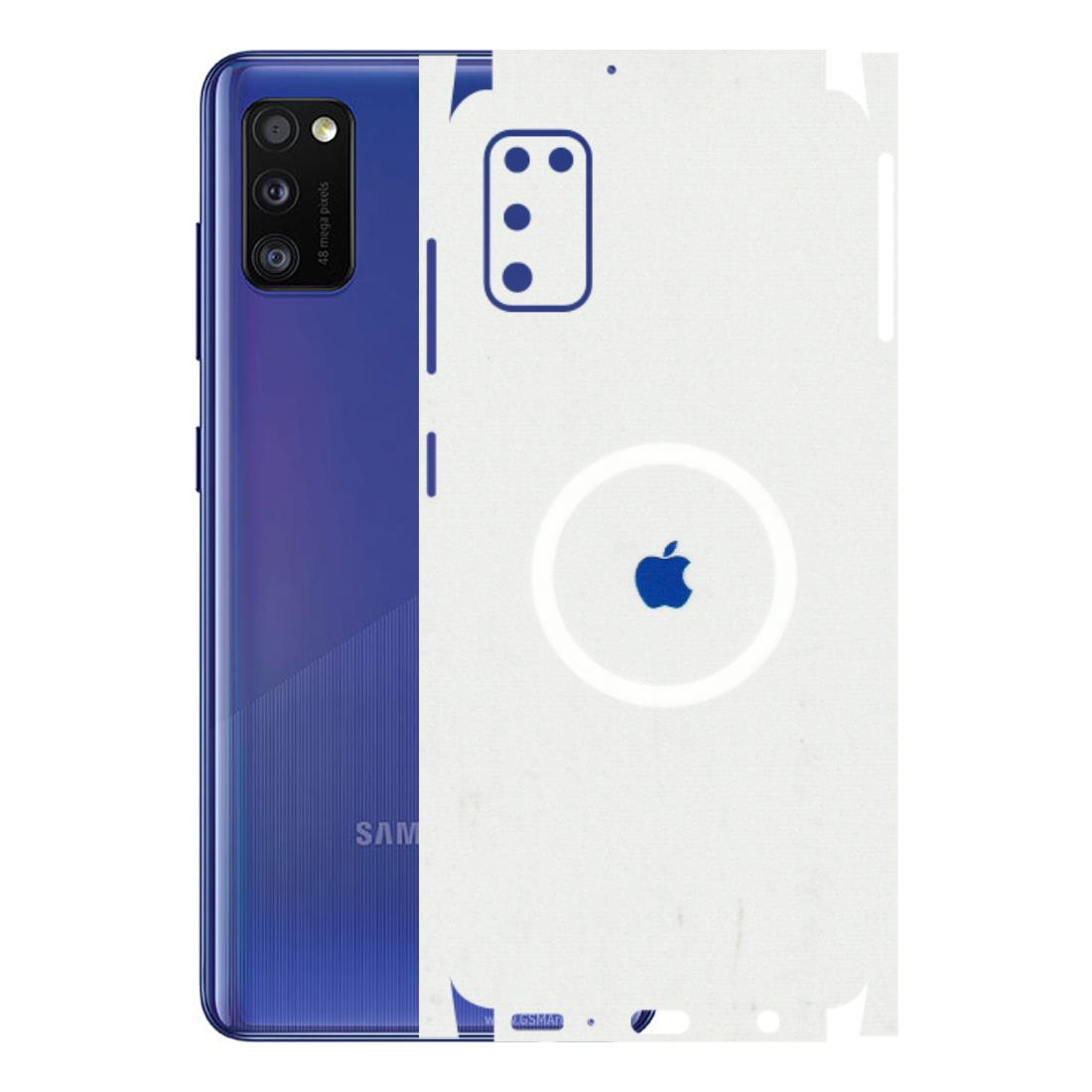 Samsung A/S Series Phone Skins (All Models) - iPhone Magsafe Logo - 3D Embossed Finish (L-320) Samsung Galaxy A41