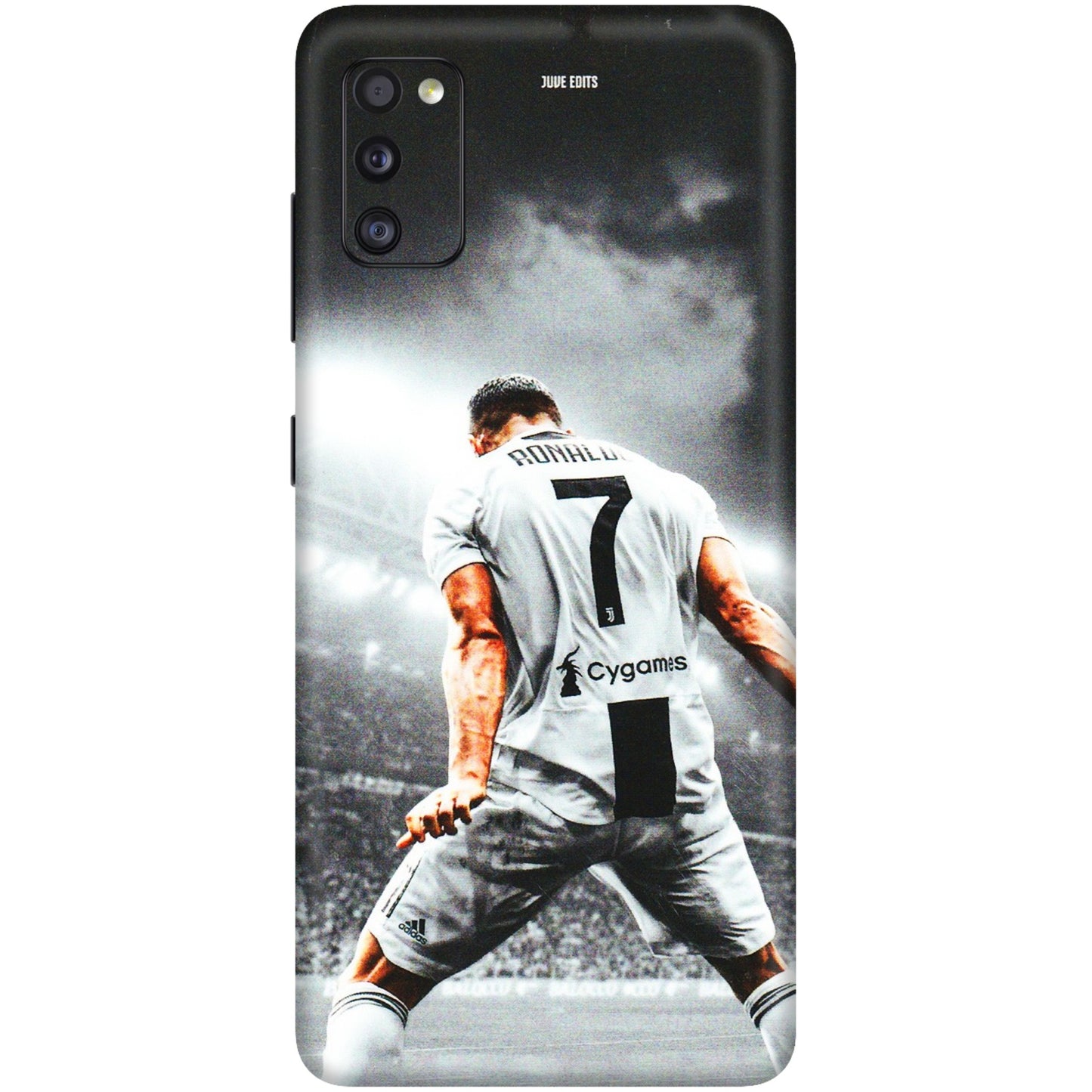 Samsung A/S Series Phone Skins (All Models) - Ronaldo CR7 Crazy - 3D Embossed Finish (L-44) Samsung Galaxy A41