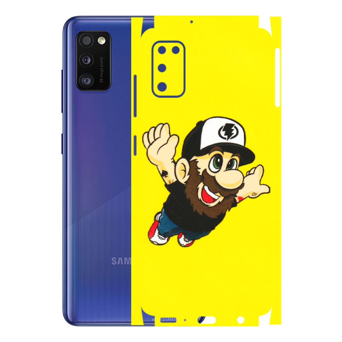 Samsung A/S Series Phone Skins (All Models) - Flying Beardo - 3D Embossed Finish (L-60) Samsung Galaxy A41
