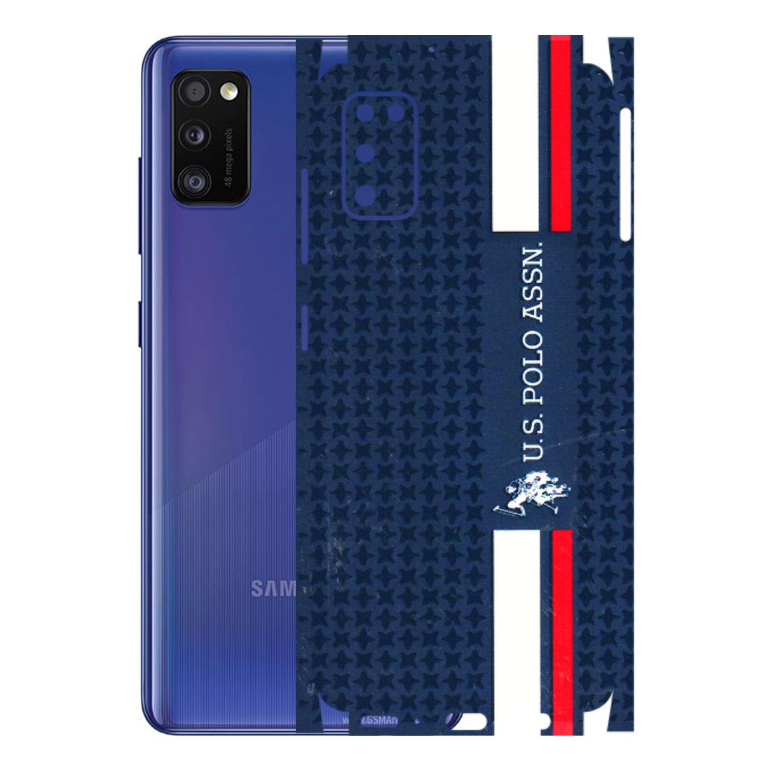 Samsung A/S Series Phone Skins (All Models) - US POLO Designer Brand - 3D Embossed Finish (L-65) Samsung Galaxy A41
