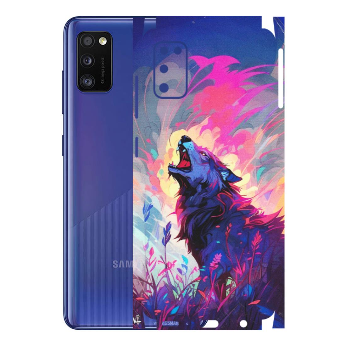 Samsung A/S Series Phone Skins (All Models) - New Wild Wolf Abstract - Matte Finish (M-125) Samsung Galaxy A41