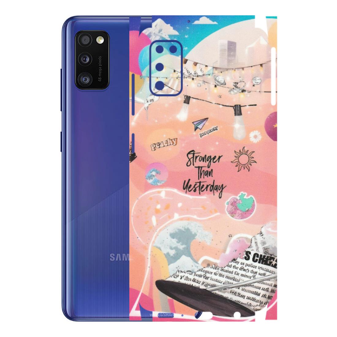 Samsung A/S Series Phone Skins (All Models) - Stronger Then Yesterday - Matte Finish (M-128) Samsung Galaxy A41