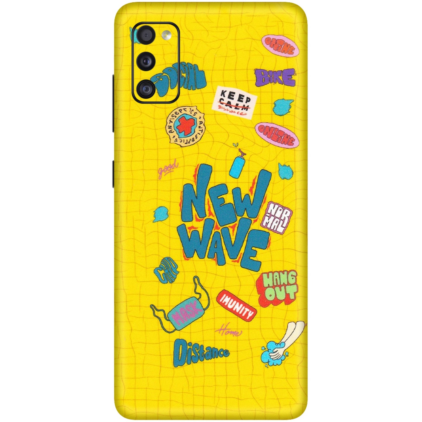 Samsung A/S Series Phone Skins (All Models) - New Wave Life - Matte Finish (M-17) Samsung Galaxy A41