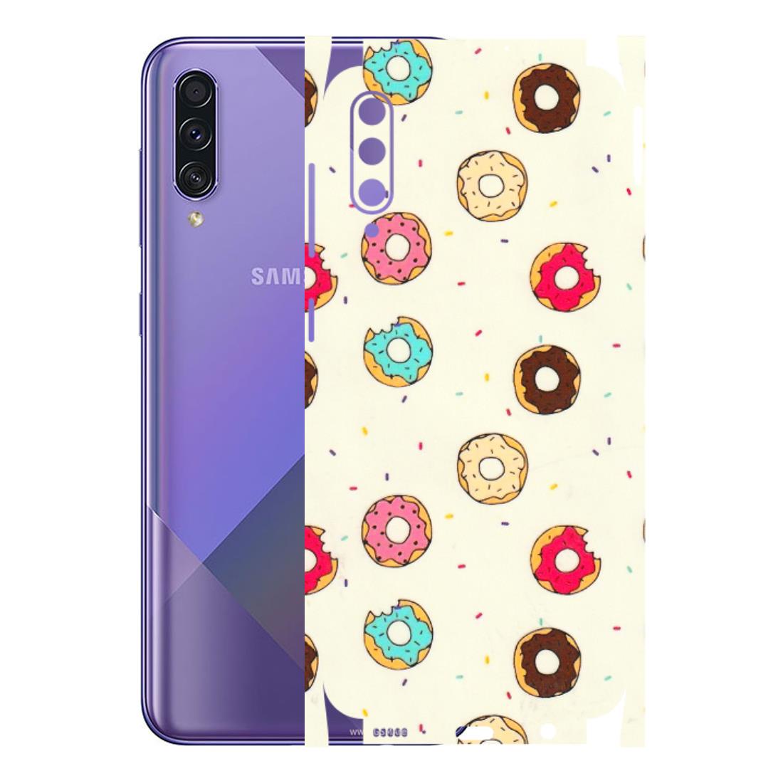 Samsung A/S Series Phone Skins (All Models) - Mini Donuts Doodle Art - 3D Embossed Finish (L-122) Samsung Galaxy A50S