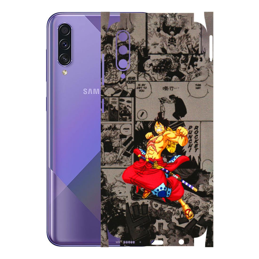 Samsung A/S Series Phone Skins (All Models) - One Piece Rocket Punch Manga - 3D Embossed Finish (L-25) Samsung Galaxy A50S