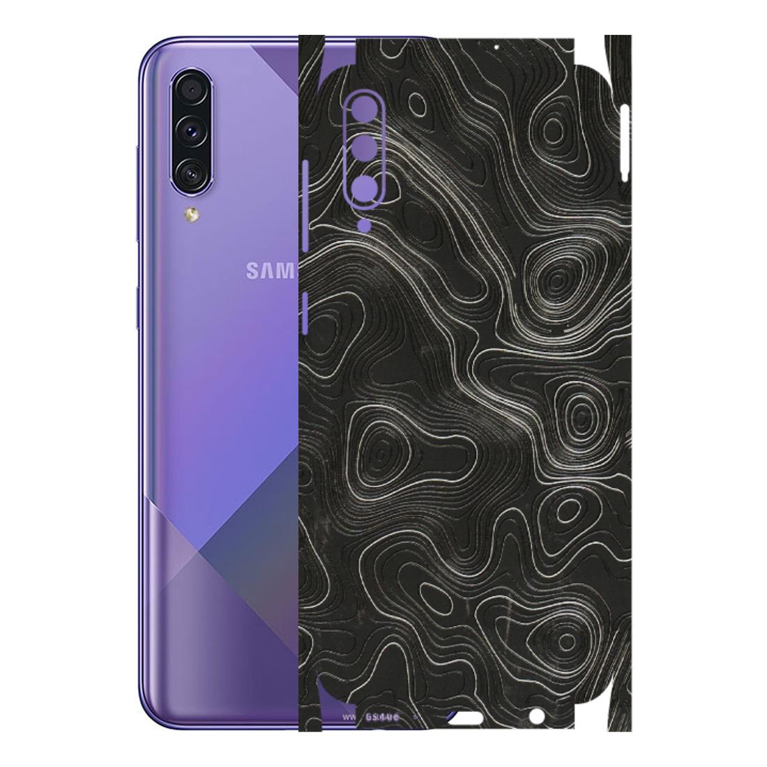 Samsung A/S Series Phone Skins (All Models) - Abstract White Line Map - 3D Embossed Finish (L-269) Samsung Galaxy A50S