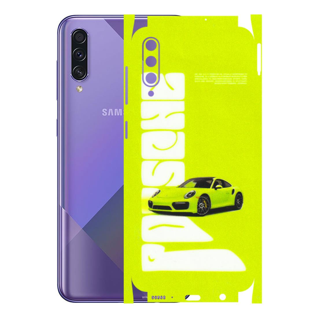 Samsung A/S Series Phone Skins (All Models) - Lime Green Porche - 3D Embossed Finish (L-30) Samsung Galaxy A50S