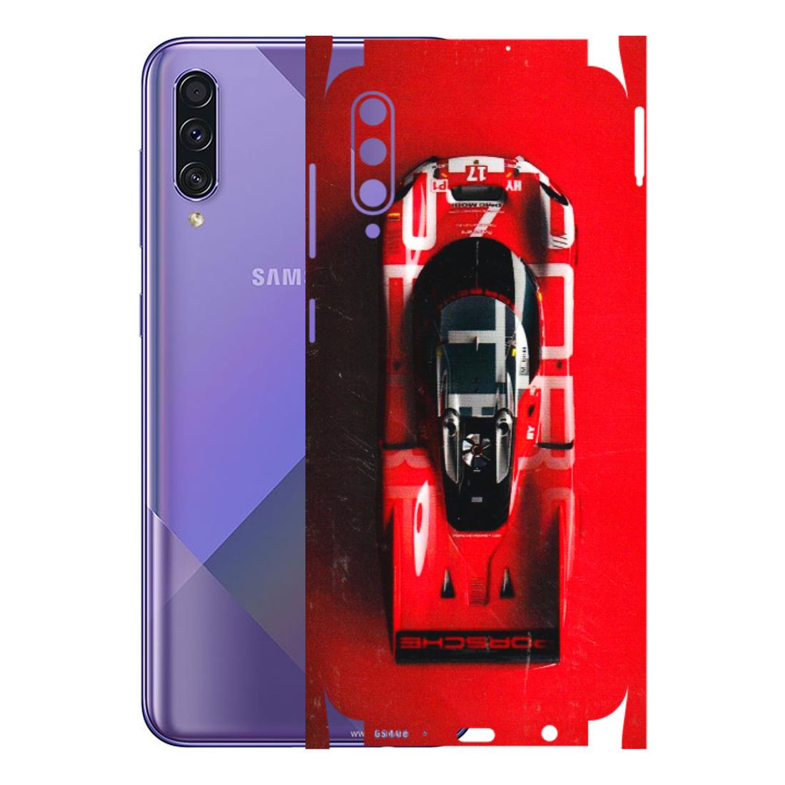 Samsung A/S Series Phone Skins (All Models) - Red Porsche Car Logo - 3D Embossed Finish (L-315) Samsung Galaxy A50S