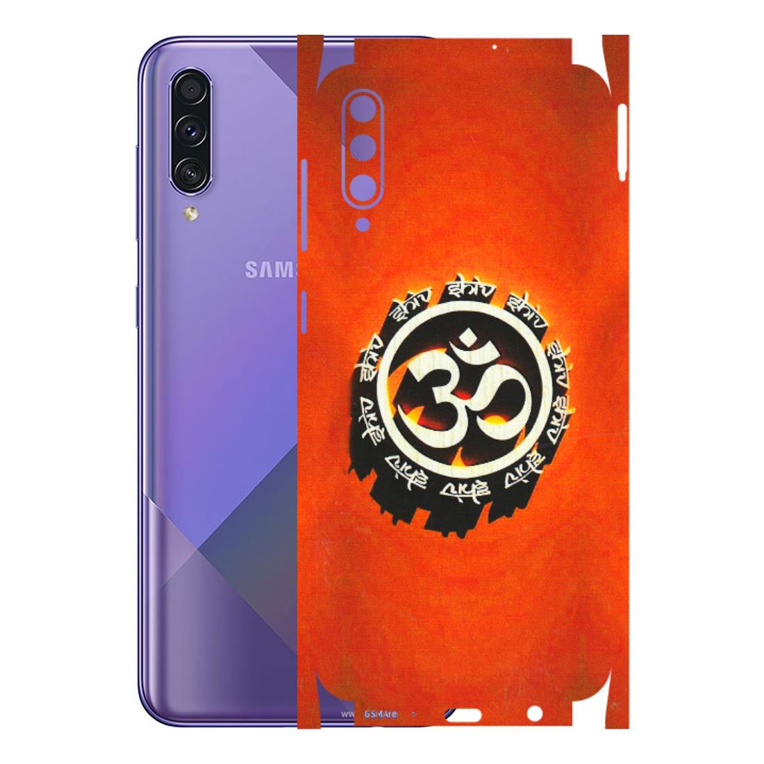 Samsung A/S Series Phone Skins (All Models) - Aum Shiv Orange - 3D Embossed Finish (L-32) Samsung Galaxy A50S