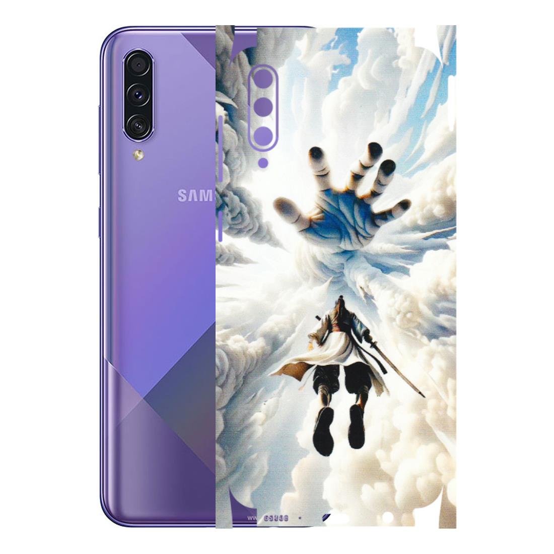 Samsung A/S Series Phone Skins (All Models) - Big Hand With Monkey King - 3D Embossed Finish (L-323) Samsung Galaxy A50S
