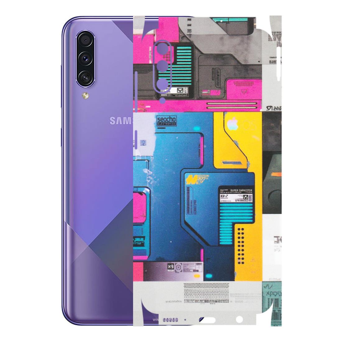 Samsung A/S Series Phone Skins (All Models) - Colourfull Motherboard Internals - Matte Finish (M-55) Samsung Galaxy A50S