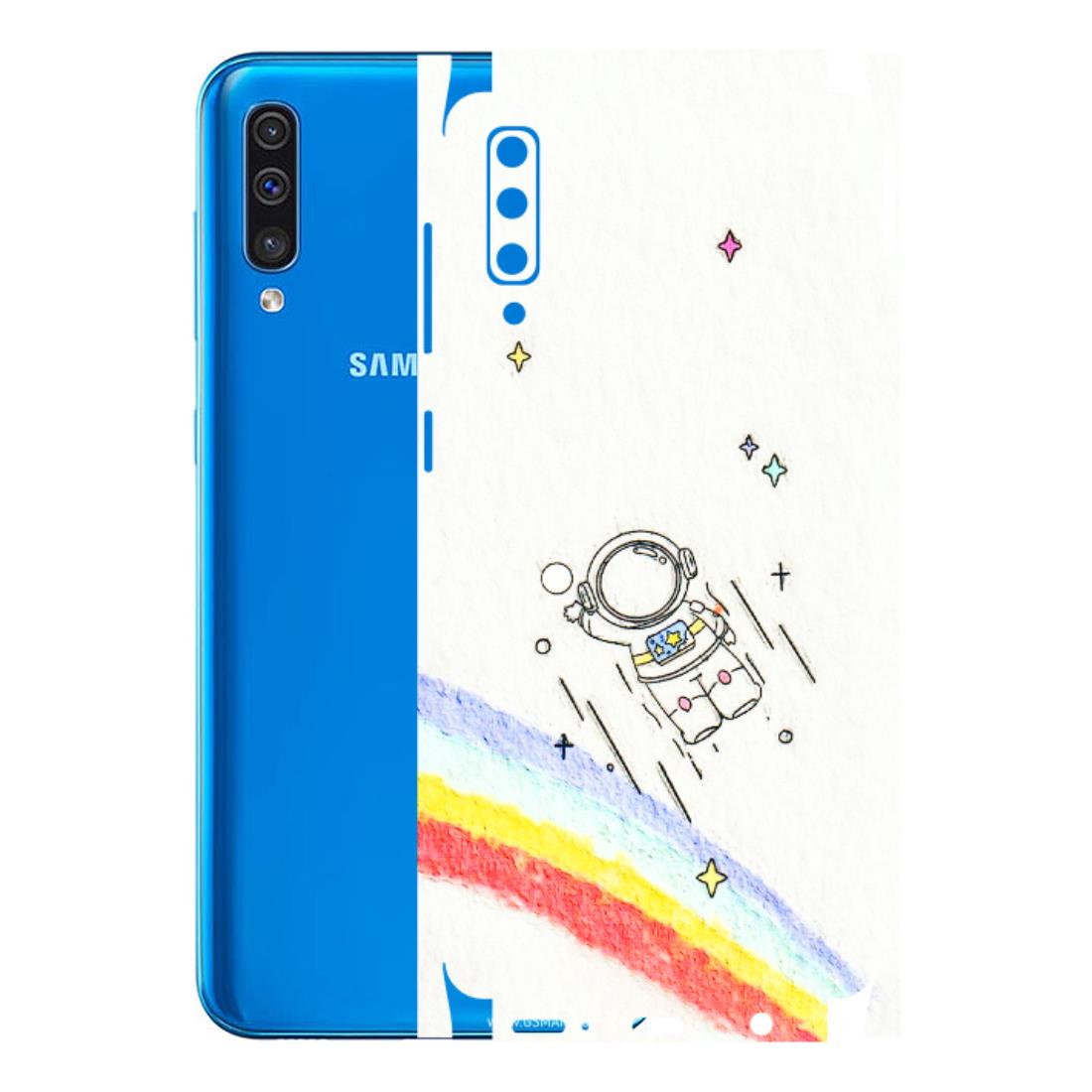 Samsung A/S Series Phone Skins (All Models) - Milkyway Astronaut - 3D Embossed Finish (L-110) Samsung Galaxy A50