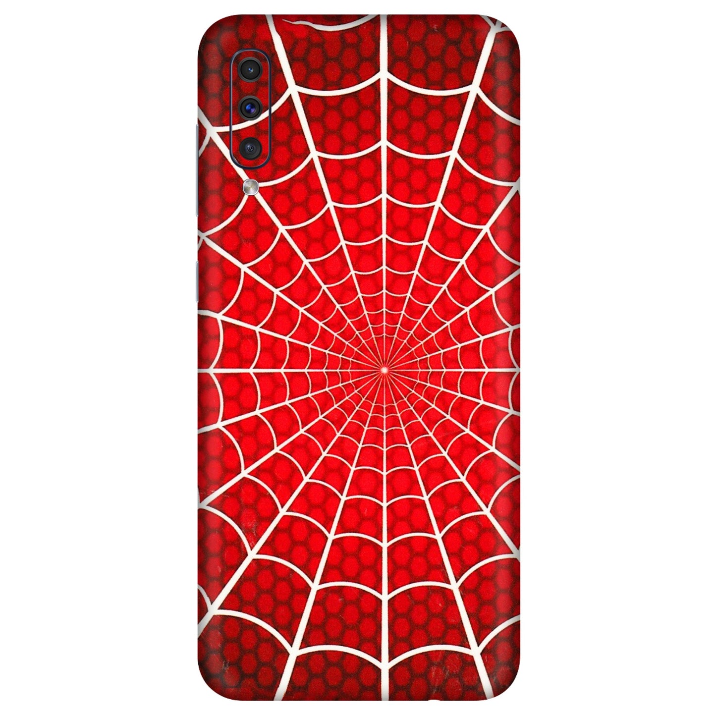 Samsung A/S Series Phone Skins (All Models) - Classic Spidey Web - 3D Embossed Finish (L-115) Samsung Galaxy A50