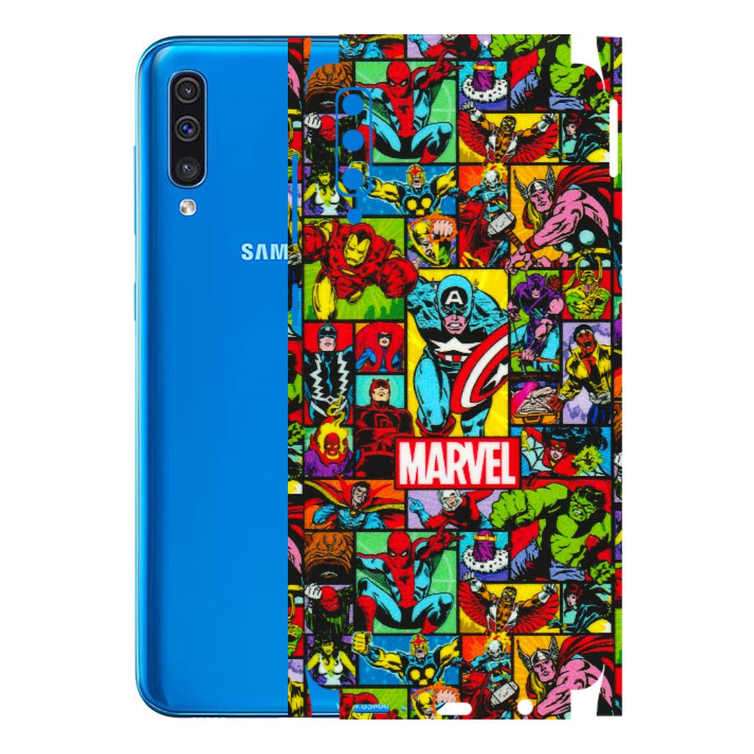 Samsung A/S Series Phone Skins (All Models) - MARVELOUS Comic Characters - 3D Embossed Finish (L-129) Samsung Galaxy A50