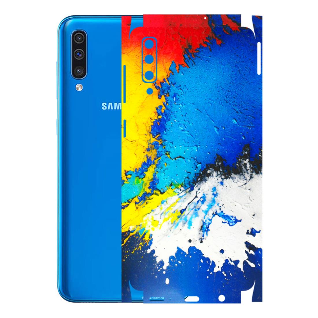 Samsung A/S Series Phone Skins (All Models) - Acrylic Paint Spill - 3D Embossed Finish (L-229) Samsung Galaxy A50