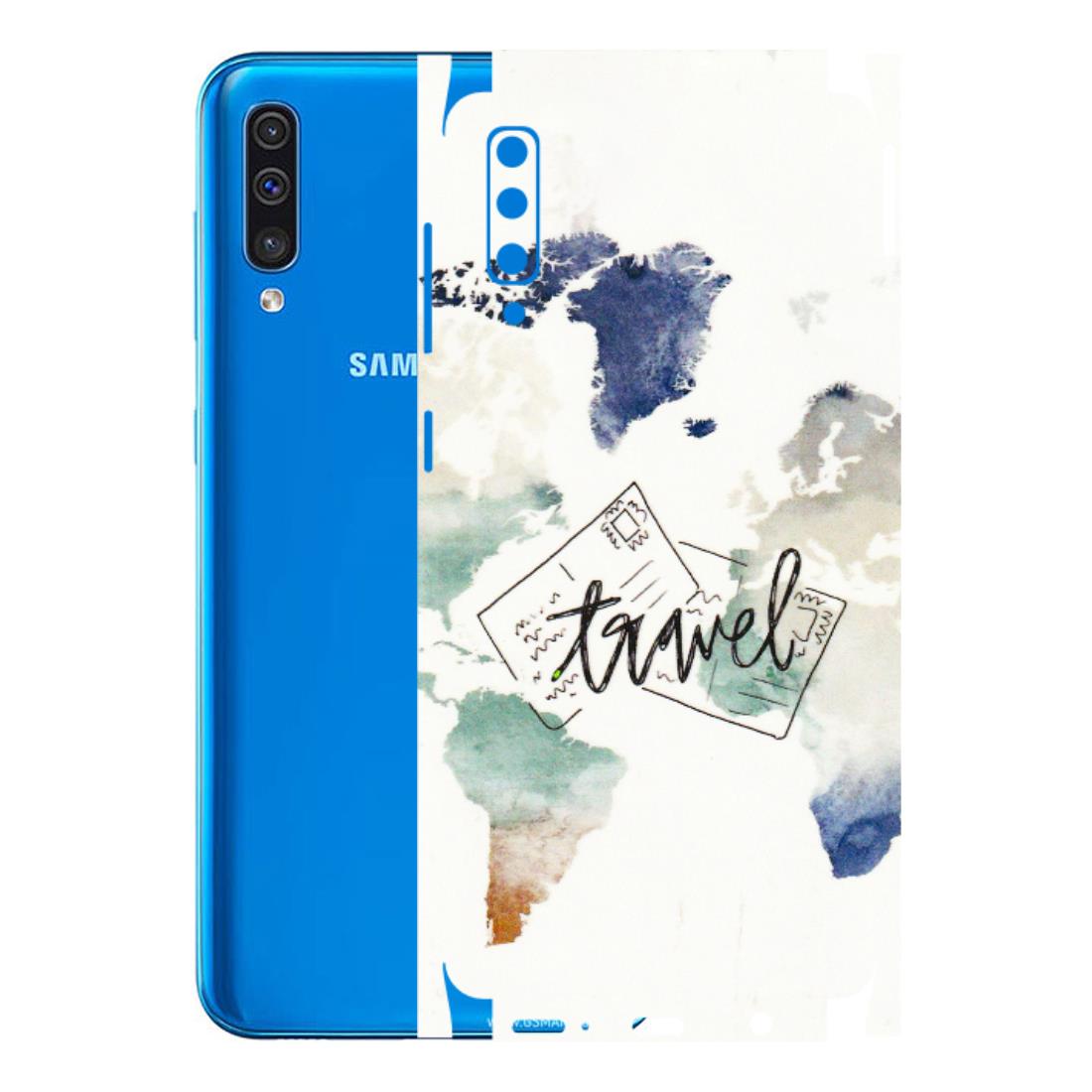 Samsung A/S Series Phone Skins (All Models) - Travel The World - 3D Embossed Finish (L-232) Samsung Galaxy A50
