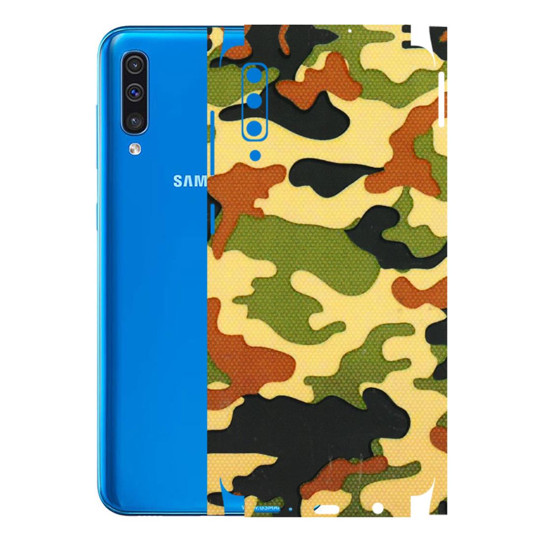Samsung A/S Series Phone Skins (All Models) - Indian Military - 3D Embossed Finish (L-234) Samsung Galaxy A50