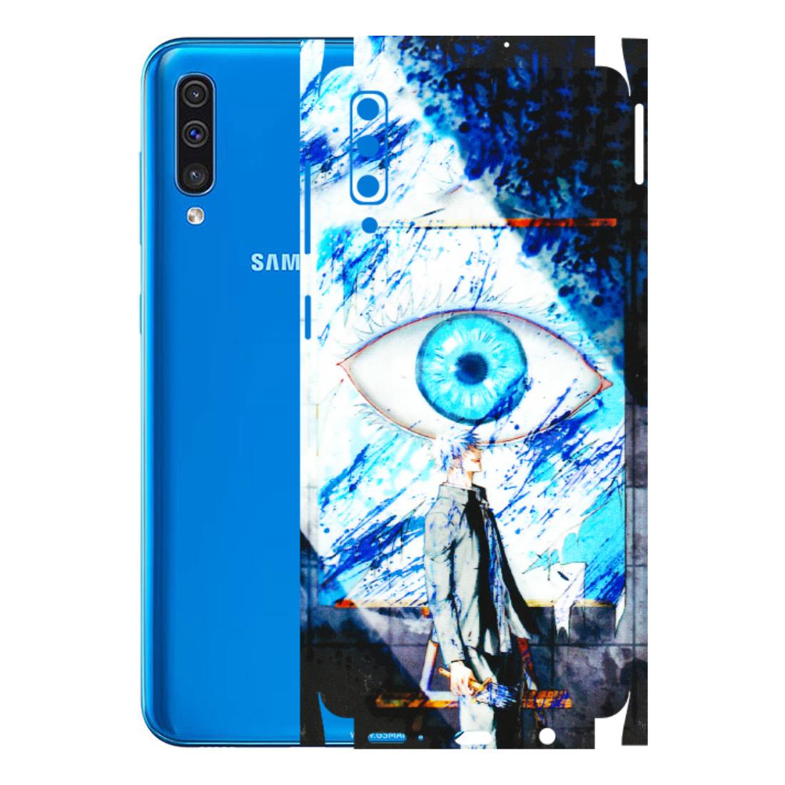 Samsung A/S Series Phone Skins (All Models) - Gojo Satoru evil eye - 3D Embossed Finish (L-239) Samsung Galaxy A50