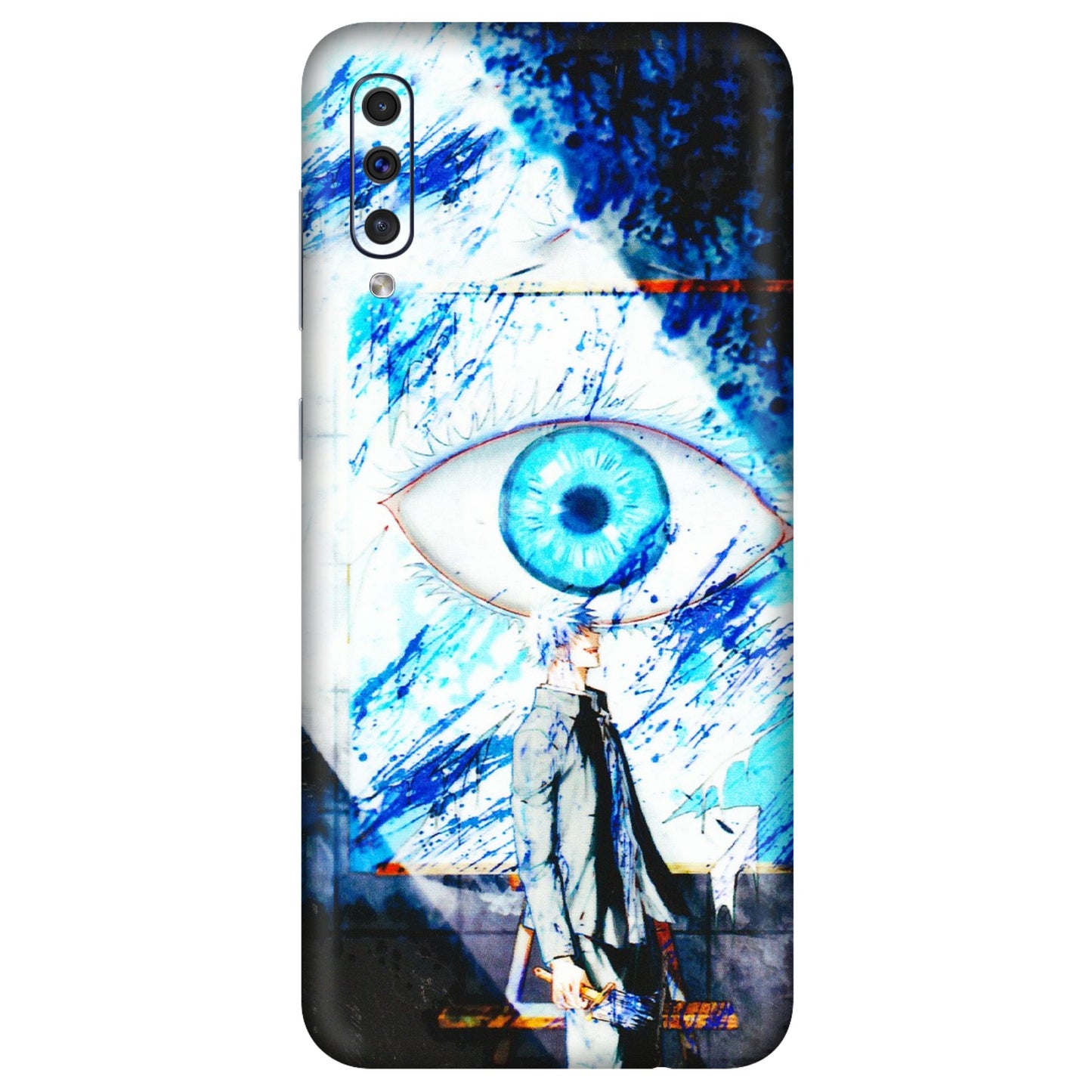 Samsung A/S Series Phone Skins (All Models) - Gojo Satoru evil eye - 3D Embossed Finish (L-239) Samsung Galaxy A50