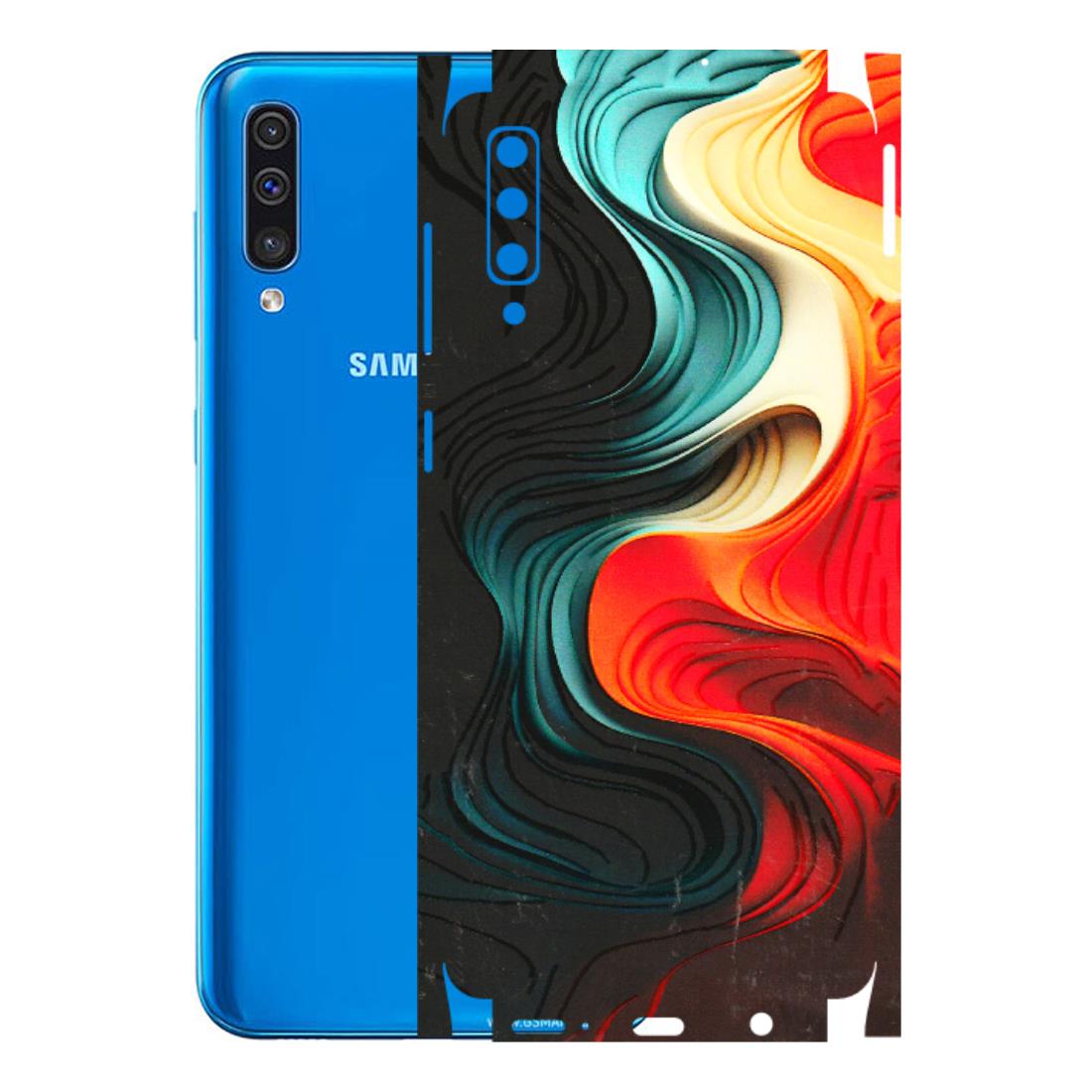 Samsung A/S Series Phone Skins (All Models) - The Silky Swirl - 3D Embossed Finish (L-240) Samsung Galaxy A50