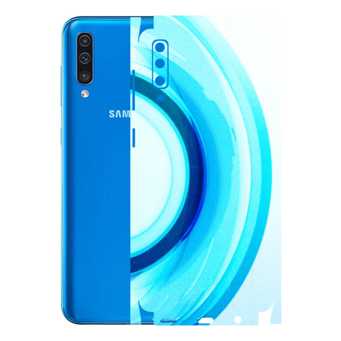 Samsung A/S Series Phone Skins (All Models) - The Blue Curve - 3D Embossed Finish (L-244) Samsung Galaxy A50