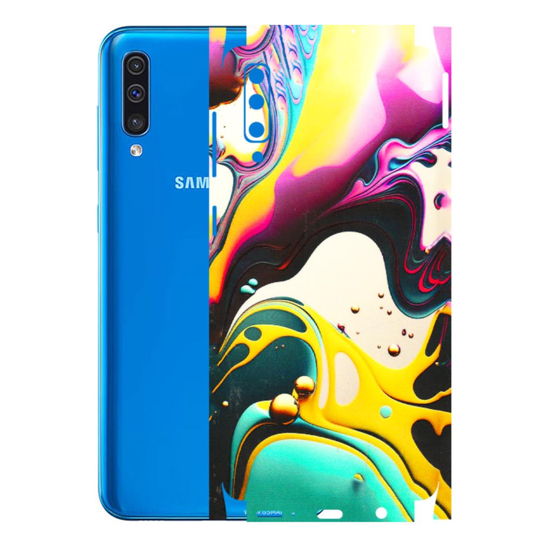 Samsung A/S Series Phone Skins (All Models) - Multicolor Abstract pattern - 3D Embossed Finish (L-254) Samsung Galaxy A50