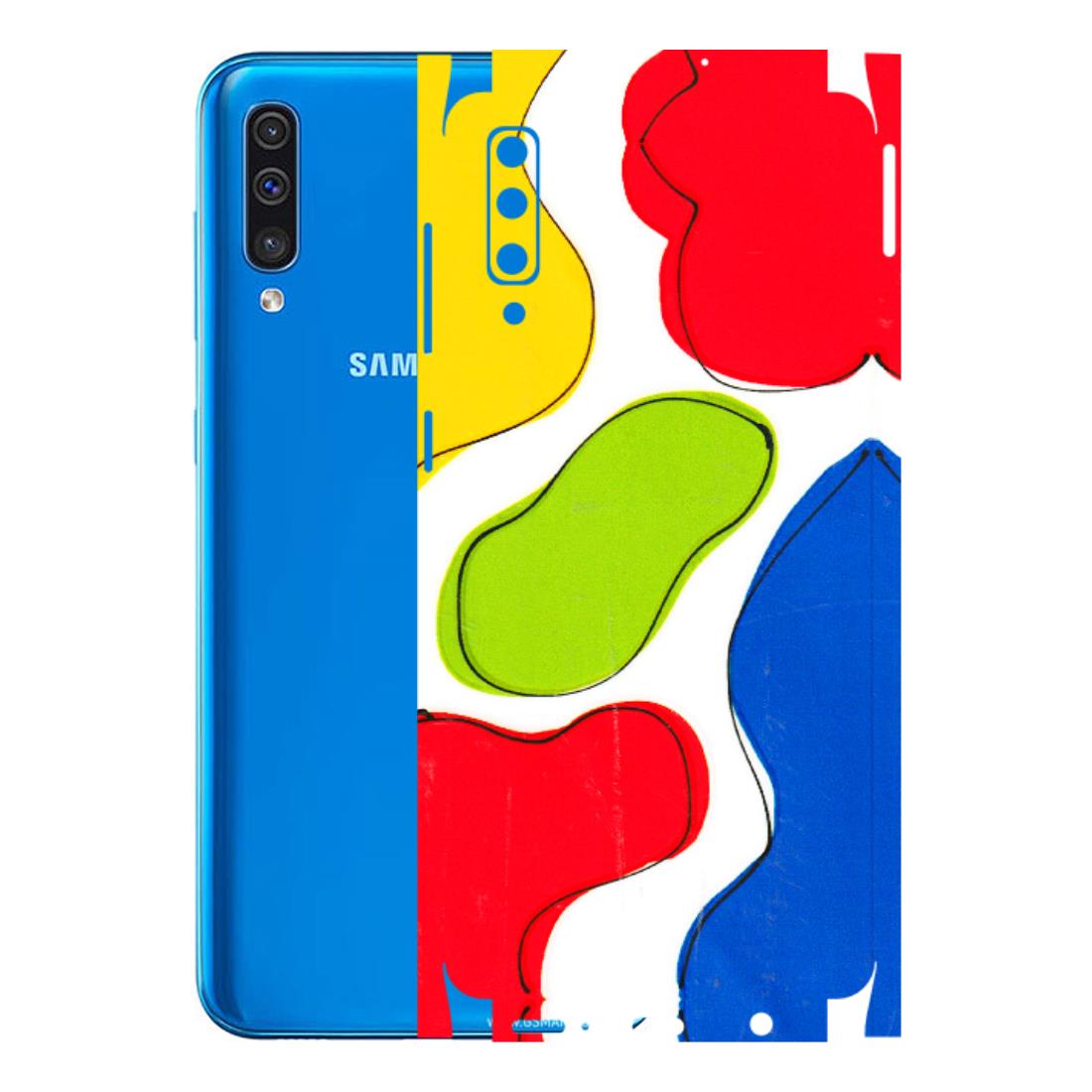 Samsung A/S Series Phone Skins (All Models) - RGB Colour Paint - 3D Embossed Finish (L-284) Samsung Galaxy A50
