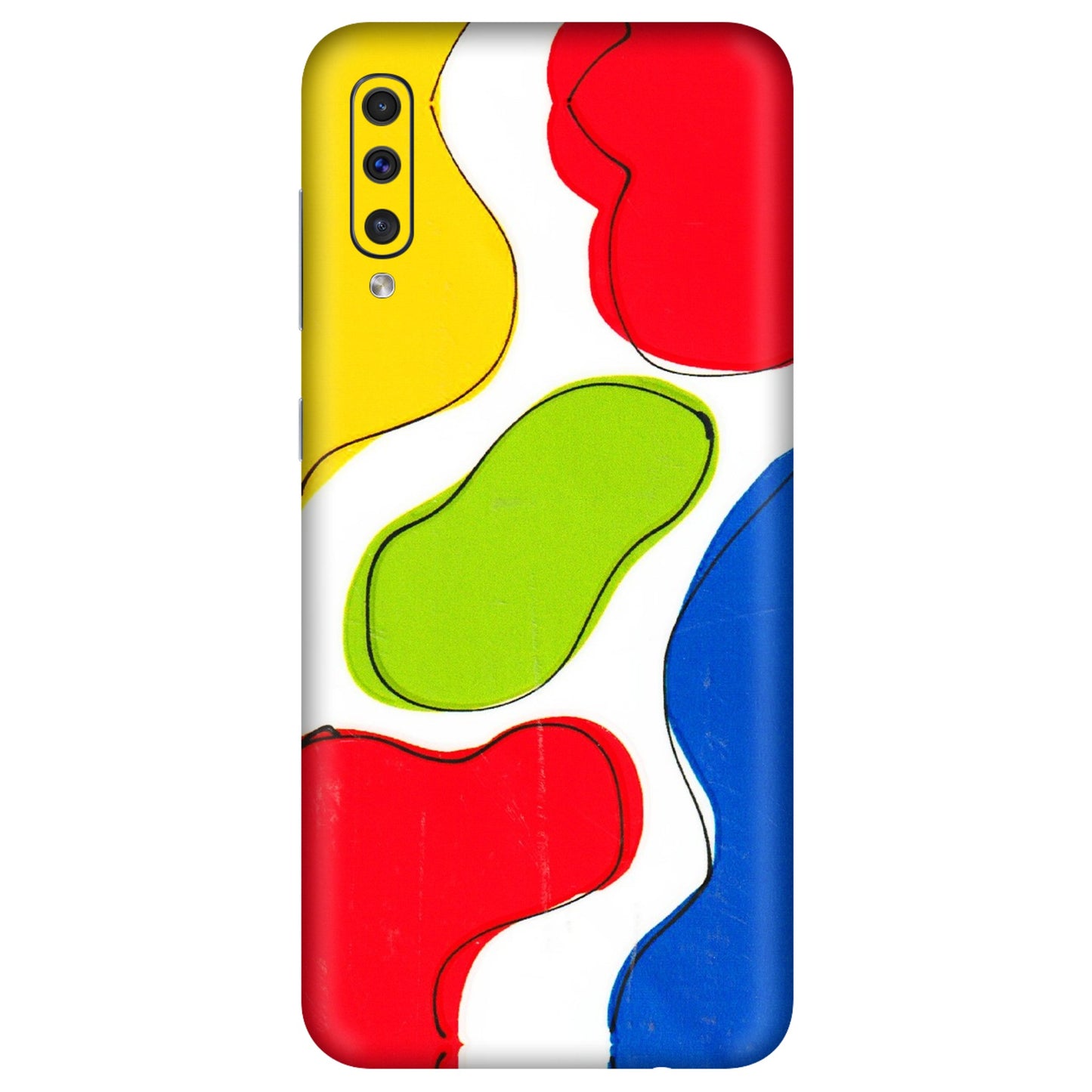 Samsung A/S Series Phone Skins (All Models) - RGB Colour Paint - 3D Embossed Finish (L-284) Samsung Galaxy A50