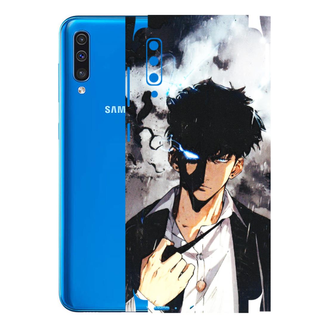 Samsung A/S Series Phone Skins (All Models) - Sung Jinwoo Manhwa Anime - 3D Embossed Finish (L-328) Samsung Galaxy A50